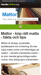 Mobile Screenshot of mattor.handla-online.org