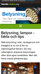 Mobile Screenshot of belysning.handla-online.org