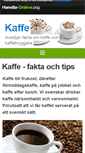 Mobile Screenshot of kaffe.handla-online.org