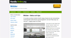 Desktop Screenshot of mobler.handla-online.org