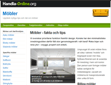 Tablet Screenshot of mobler.handla-online.org